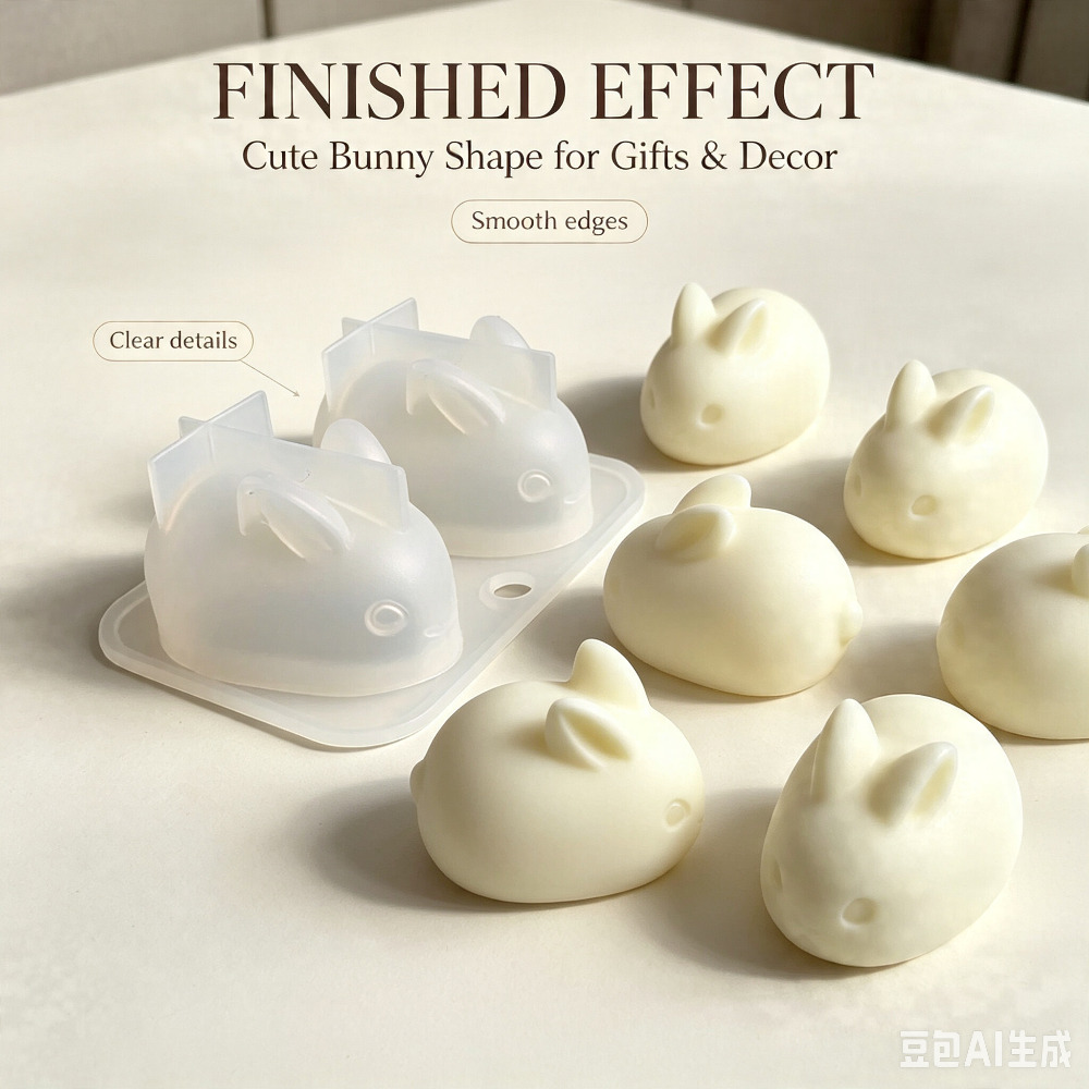 3D Mini Rabbit Silicone Mold F - Soap Making Diy review and price