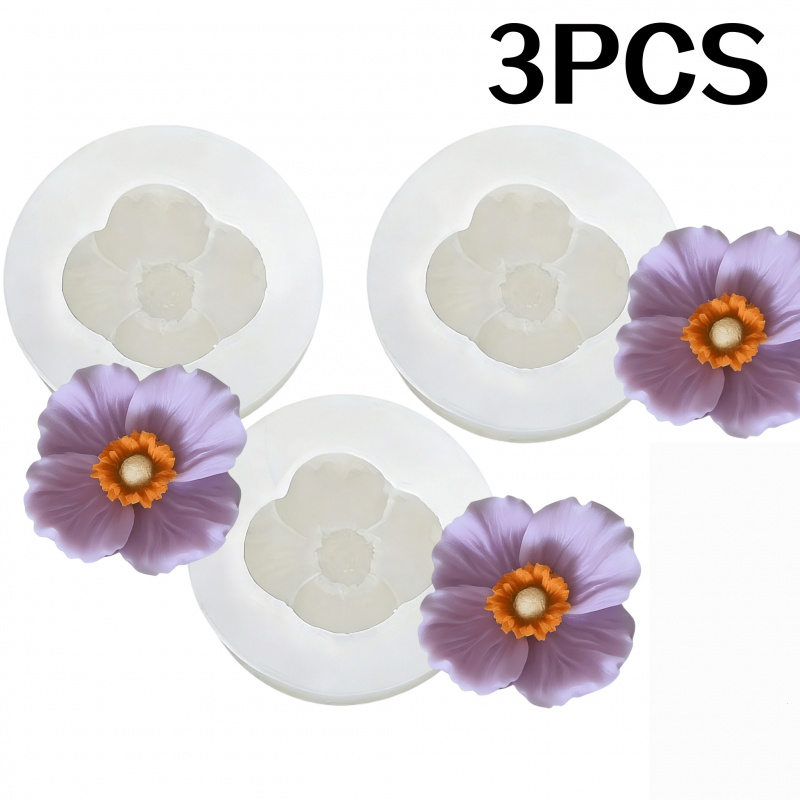 3Flower silicone mold，Silicone - Soap Making Liquid review and price