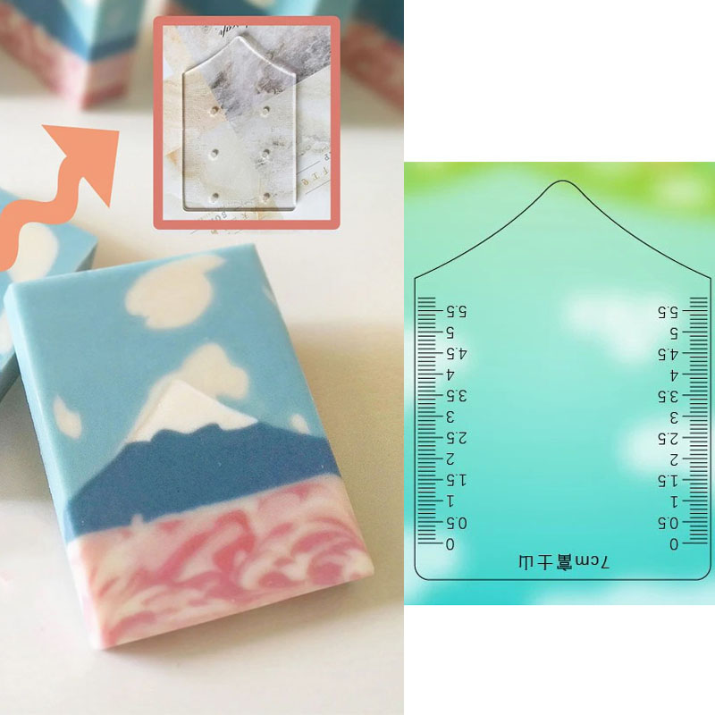 Moutain Pattern Scraper Rib So - Soap Making Hobby review and price