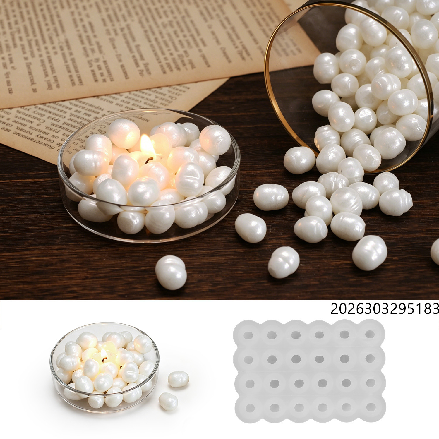 Healing Ocean Pearl Mirror Wax - Soap Making Bar review and price