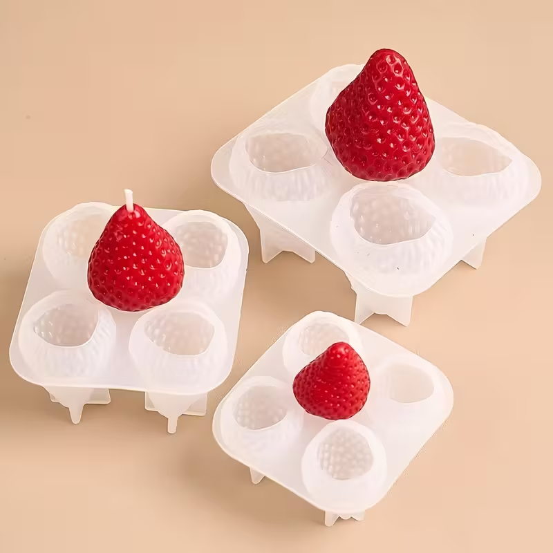 Strawberry Silicone Candle Mol - Soap Making Diy review and price