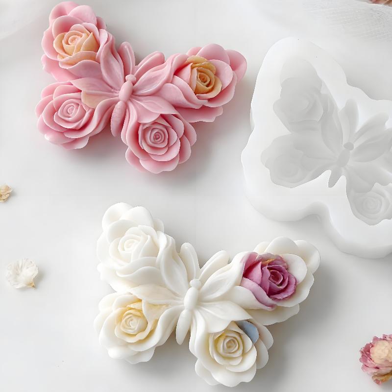 DIY Rose Butterfly Form Silico - Soap Making Bar review and price